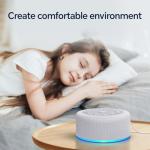 Sound Machine Night Light White Noise Brown Noise Machine 30 Non Looping Sounds 12 Lights 5 Timers 36 Adjustable Volume Memory Function Sleep Sounds Machine for Baby Kids Adult & Home Office Travel