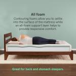 Kin By Tuft & Needle Firm 8" Queen Adaptive Foam Mattress in a Box, Cooling Pressure Relief, Balanced Support, 100 Night Trial, Fiberglass-Free, CertiPUR-US, 10-Year Limited Warranty
