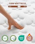 BedStory King Mattress for Back Pain Relief - 14 Inch Firm Hybrid Mattress in a Box - Orthopedic Spinal Support, Motion Isolation, 800+ Pocketed Coils - 365-Night Trial, CertiPUR-US Certified