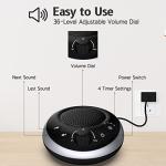 Sound Machine Loud White Noise Machine Nonstop Brown Noise Sleep Machine 30 Soothing Sounds for Baby Kids Adults Pink Noise Sounds Machine 36-Level Vol 4 Timer Memory Function for Home Travel Office