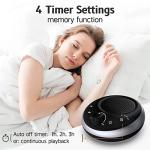 Sound Machine Loud White Noise Machine Nonstop Brown Noise Sleep Machine 30 Soothing Sounds for Baby Kids Adults Pink Noise Sounds Machine 36-Level Vol 4 Timer Memory Function for Home Travel Office