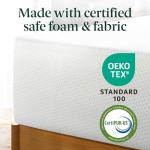 Zinus 14 Inch King Green Tea Memory Foam Mattress, Fiberglass Free, Medium Firm Feel, Zoned Pressure Relief, Certified Safe Foams & Fabric, Mattress in A Box