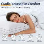 ROUMEA Pillows King Size Set of 2, Gusseted Bed Pillows for Sleeping 2 Pack, Luxury Hotel Quality, Supportive King Pillow with Soft Down Alternative for Back Stomach Side Sleepers,Machine Washable