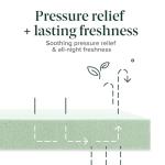 Zinus 14 Inch King Green Tea Memory Foam Mattress, Fiberglass Free, Medium Firm Feel, Zoned Pressure Relief, Certified Safe Foams & Fabric, Mattress in A Box