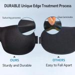YIVIEW Sleep Mask for Back and Side Sleeper Pack of 3, 100% Light Blocking 3D Eye Masks for Sleeping, Lightweight & Breathable Eye Cover for Women Men, Zero Pressure Night Blindfold