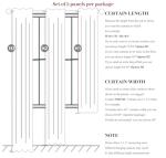 Linen Curtains 84 Inch Length 2 Panels Total Blackout for Bedroom, Sand Extra Wide patio door curtains 100 inches (2*50W*84L) Draft Blocking Insulated Drop Cloth Drapes Farmhouse Back Tab/Rings/Hooks