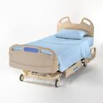 3 Piece Hospital Bed Sheet Set, 100% Egyptian Cotton 400 Thread Count, Soft and Comfy, Standard Size 36X80 Inch with 6 Inch Deep Pocket, Light Blue Solid