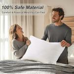 Favocama Pillows Standard Size Set of 4 Hotel Collection Bed Pillow for Sleeping Pillows 4 Pack for Back, Stomach or Side Sleepers Soft and Supportive Washable Pillows for Bedroom