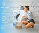 3 Piece Hospital Bed Sheet Set, 100% Egyptian Cotton 400 Thread Count, Soft and Comfy, Standard Size 36X80 Inch with 6 Inch Deep Pocket, Light Blue Solid