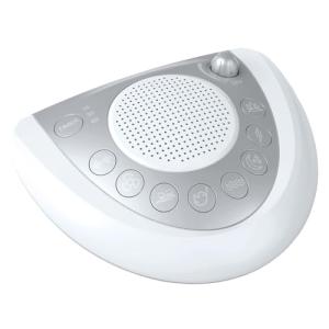 White Noise Machine, Portable Sleep Sound Machine with 24 Soothing Sounds, Timer & Memory Function, Headphone Jack, USB Charging, Powered by AC or Battery for Baby, Kids, Adults, Travel