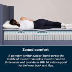 Serta Five Star Mattress Tranquility 12-Inch Plush Pillow Top – Queen Size – Zoned Support, Pressure Relief, Cooling Comfort – Made in USA – Bed-in-a-Box – 100 Night Trial, 10-Year Limited Warranty