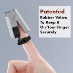 EMAY Sleep Oxygen Monitor with Built-in Recording Capability | Track Continuous Blood Oxygen Levels & Pulse Rate Overnight | Provides Sleep Report & Raw Data