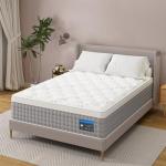 Sleepmax Firm King Mattress 14 Inch - Deep Sleep Hybrid Mattresses Enhanced Pain Relief - Cooling Extra Firm Bed in a Box with Lumbar & Hip Support - 365-Night Trial, Fiberglass-Free, Hotel-Collection