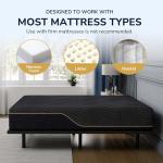 EGOHOME Split King Adjustable Bed Frame and 14 Inch Cooling Memory Foam Mattress, Wireless Remote Head and Foot Incline, 12 inch Legs, Zero Gravity