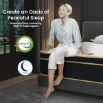 LETMOON California King Mattress [New Version], 14 Inch Gel Memory Foam Hybrid Mattress Cal King Size in a Box, Pressure & Pain Relief, Medium Firm, Individual Pocket Spring, Edge Support, CertiPUR-US