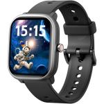 Kids Wach for Girls Boys 6-15 Year Old - Smart Watch for Kids 1.8" Fitness Tracker ,No Phone needed,Pedometer Sleep Monitor Heart Rate Waterproof,Puzzle Game for Girls Boys Teens Birthday Gift (Black)