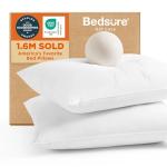 Bedsure King Size Pillows Set of 2 - King Size Bed Pillows 2 Pack for Sleeping, Soft and Supportive, Hotel Quality, Original Down Alternative Filling for Side, Back Sleepers