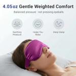 Cooling Eye Mask for Puffy Eyes: Fsa Eligible Items Hsa, Migraines Headache Fast Relief After Surgery Care Cold Compress, Reusable Face Ice Pack Gel for Dark Circles, Gentle Weighted Sleep Mask Purple