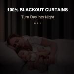 100% Blackout Shield Full Blackout Curtains for Bedroom 96 inch Length 2 Panels Set, Clip Rings/Rod Pocket Faux Linen Black Out Curtains for Living Room, Thermal Insulated, 50Wx96L, Beige