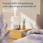 LEVOIT - Humidifiers for Bedroom - Quiet (3L Water Tank) - Cool Mist/Top Fill/Essential Oil Diffuser/25Watt - Home/Large Room - 360° Nozzle - Rapid Ultrasonic Humidification for Baby Nursery/Plant