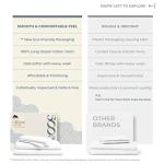 Mayfair Linen 100% Cotton Sheets Full Size Bed Set - 500 Thread Count Sheets Full Size 4 PC Set (White), Soft, Cooling, Hotel-Quality 16" Deep Pocket Cotton Bedsheet for Hot Sleepers