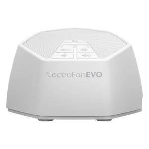 Adaptive Sound Technologies LectroFan EVO White Noise Machine - Compact Sleep Sound Machine for Bedroom, Travel, Study & More - 22 Non-Looping Fan, Ocean Noise Variations - White