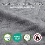 Yaak 14 Inch King Size Mattress, Cooling King Size Memory Foam Mattress in a Box for Hot Sleepers, Pressure Relief with Comfort Foam, Certipur-US Certified, USA-Made Foam, Medium Firm