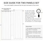 100% Blackout Shield Full Blackout Curtains for Bedroom 96 inch Length 2 Panels Set, Clip Rings/Rod Pocket Faux Linen Black Out Curtains for Living Room, Thermal Insulated, 50Wx96L, Beige