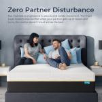 NAPSIE 14 Inch King Size Mattress, Cooling Tencel Cover, King Memory Foam Mattress in a Box, Medium Plush King Size Bed for Back Pain Relief and Cool Sleep, CertiPUR-US Certified, Foam Made in USA