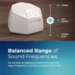 Adaptive Sound Technologies LectroFan EVO White Noise Machine - Compact Sleep Sound Machine for Bedroom, Travel, Study & More - 22 Non-Looping Fan, Ocean Noise Variations - White
