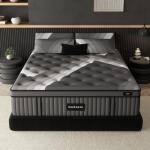 Lechepus 14Inch California King Mattress in Box, Plush Memory Foam Calking Size Mattress Sleep Presssure Relief, 5-Zone Individual Pocket Spring Mattresses, CertiPUR-US Certified None of Fiberglass