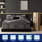 Lechepus 14Inch California King Mattress in Box, Plush Memory Foam Calking Size Mattress Sleep Presssure Relief, 5-Zone Individual Pocket Spring Mattresses, CertiPUR-US Certified None of Fiberglass