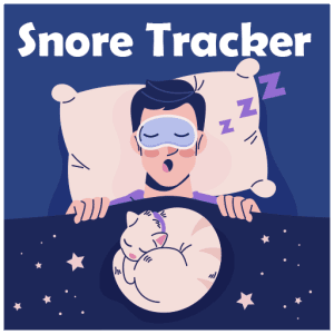 Snore Tracker Record,Track Sleep Monitor Your Night Snore Recorder, snorelab, Snore Detector, Snore Sonitor Pro Version B