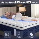 RRESTA King Mattress 14 Inch - Hotel Collection Hybrid Mattress with 7-Zone Support for Spinal Alignment & Back Pain Relief, 395-Night Trial, CertiPUR-US & Fiberglass-Free