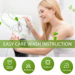 NICETOWN 100% Blackout Curtain Set, Thermal Insulated & Energy Efficiency Window Draperies for Guest Room, Full Shading Panels for Shift Worker and Light Sleepers, Navy Blue, 52W x 84L, 2 PCs