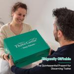 Three Geese Pinch Pleat Waterfowl Feathers and Down Comforter Queen Size Duvet Insert, 1200TC 100% Cotton Fabric, Premium All Seasons BlackGrey Warm Hotel Comforter with 8 Tabs.