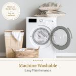 Down Alternative Comforter King Size - Fluffy Duvet Insert - Premium Plush All Season - Luxury Breathable Hotel Cooling Comforter - King, White, 104x86 inches - Comes Compressed Packaging