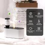 Lecdura Waterless Diffuser for Essential Oil, Battery Operated Scent Air Aromatherapy Diffuser, Mini Aroma Diffusers with 3 Intermittent Mist Modes, Cycle Start for 400-700 sq.ft Home Office Bedroom.