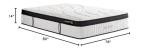 Suiforlun King Mattress, 14 Inch Hybrid Gel Memory Foam and Pocket Coils Innerspring, Euro Top Luxury King Bed Mattress with 7 Premium Layers, Pressure Relief, CertiPUR-US Certified, 80"x76"x14"