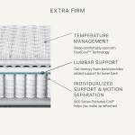 Beautyrest Silver BRS900 12” Extra Firm Cal King Mattress, Cooling Technology, Supportive, CertiPUR-US, 100-Night Sleep Trial, 10-Year Limited Warranty