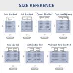 DOWNCOOL Feather Down Fiber Comforter King Size, 100% Cotton Ultra Soft Fluffy Duvet Insert King, All Season Luxurious Hotel Bedding Comforters with Corner Tabs, White 106"x90"