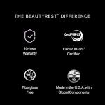 Beautyrest Silver BRS900 12” Extra Firm King Mattress, Cooling Technology, Supportive, CertiPUR-US, 100-Night Sleep Trial, 10-Year Limited Warranty