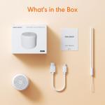 SMILEBOP White Noise Sound Machine, Portable White Noise Machine for Sleeping with 18 Soothing Sounds, Timer & Memory Function, for Baby Adults, Travel, Office, Hotel Privacy (Mini)