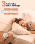 Travel White Noise Sound Machine 20 Sounds, Portable Sound Machine for Adults Sleep, Mini Sleep Aid with Adjustable Volume, 3 Timers, Colorful Night Light, Rechargeable for Baby, Home, Registry Gift