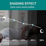 BGment Room Darkening Curtains 84 Inches Long, Grommet Thermal Insulated Blackout Curtains with Wave Line and Dots Printed for Bedroom, 2 Panels, Each 52 x 84 Inch, Aqua