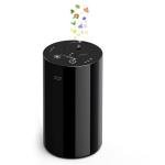 Waterless Essential Oil Diffuser, Portable Aromatherapy Diffuser with 20mL Capacity, Battery Operated Mini Scent Diffuser,3 Mist Levels & Timers, Leak-Free, for Home, Car, Office (Black)