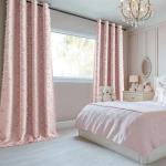 MYSKY HOME Pink Blackout Curtains for Girls Bedroom 84 Inches Long Total Light Blocking Blush Nursery Curtain 2 Panels Room Darkening Grommet Window Drapes with Pom Pom Sheer for Living Room 52W x 84L