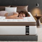 BedStory King Size Mattress for Couples - 14 Inch Extra Firm Hybrid Mattress with Motion Isolation - Back Pain Relief and Orthopedic Spinal Support - 800+ Advanced Pocket Springs, CertiPUR-US