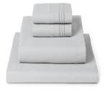 Mellanni Queen Sheets Set - 4 PC Iconic Collection Bedding - Hotel Luxury, Extra Soft, Cooling Bed Sheets - Wrinkle, Fade, Stain Resistant (Queen, Light Gray)