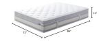 ZINUS 14 Inch Cooling Comfort Support Hybrid Mattress [New Version], California King, Fiberglass Free, Medium Plush, Cooling Motion Isolation, Certified Safe Foams & Fabric, Mattress in A Box